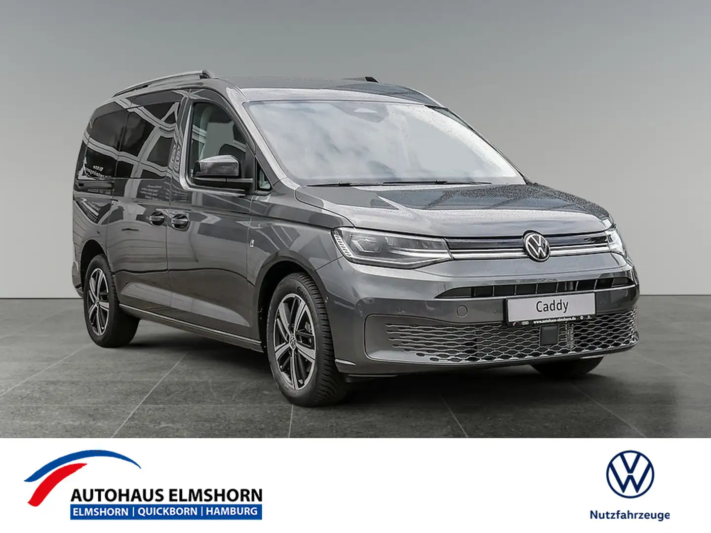 Volkswagen Caddy Maxi 2.0 TDI Life "GOAL" AHK ACC LED Gris - 1