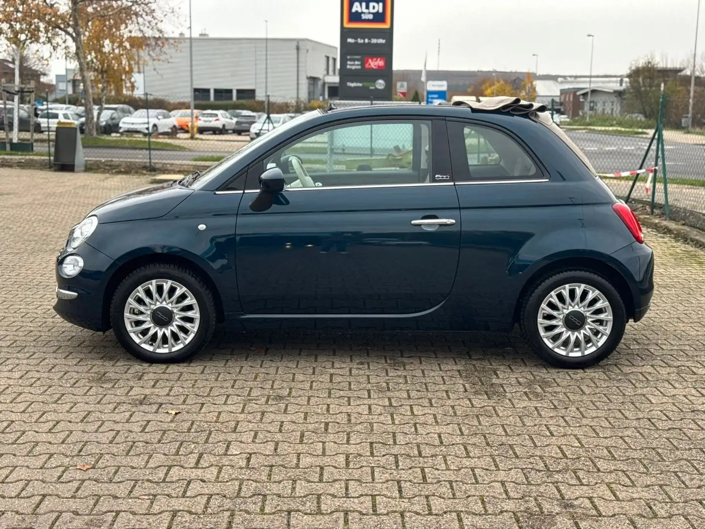 Fiat 500C Automatik Cabrio Leder/BI-Xenon Blau - 2