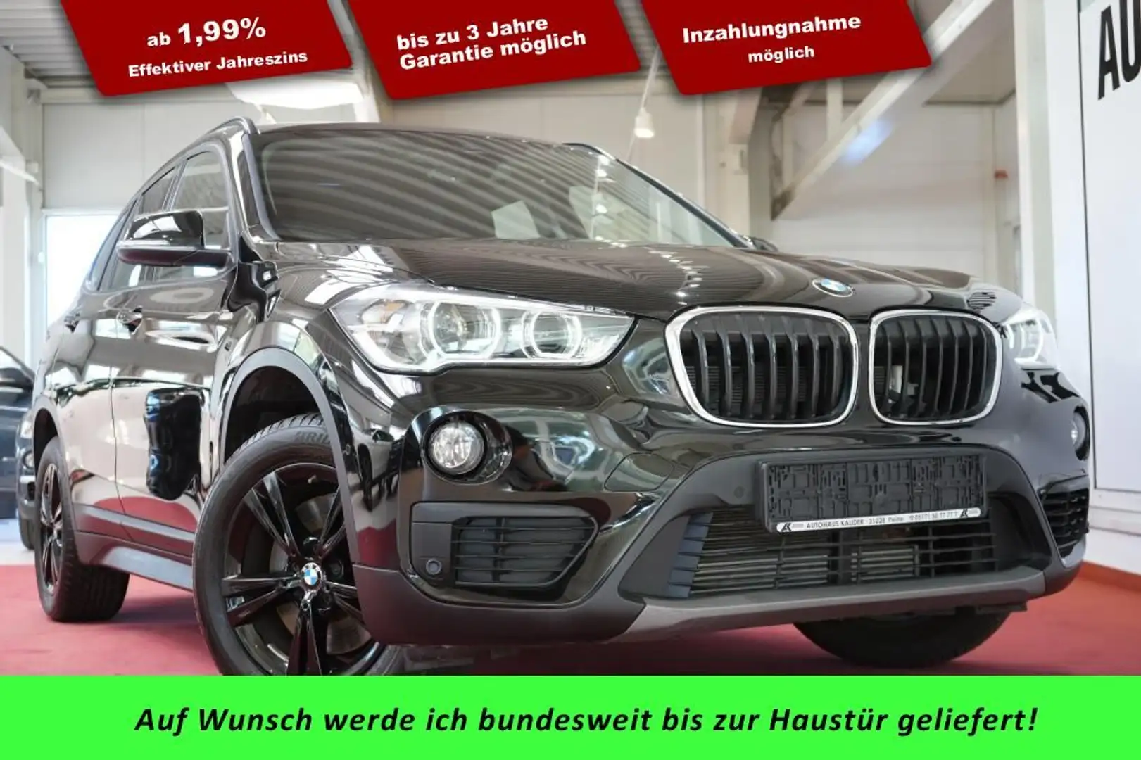 BMW X1 sDrive20i Advantage*LED*Navi* Noir - 1