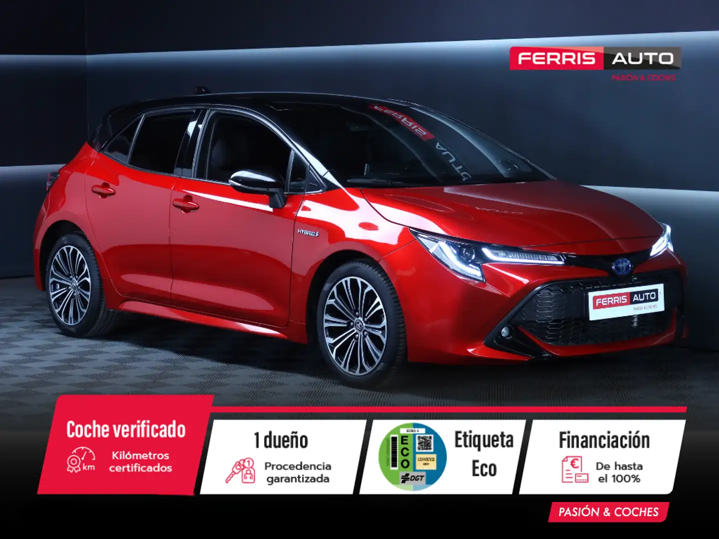 Toyota Corolla 180H Feel! Burdeos - 1