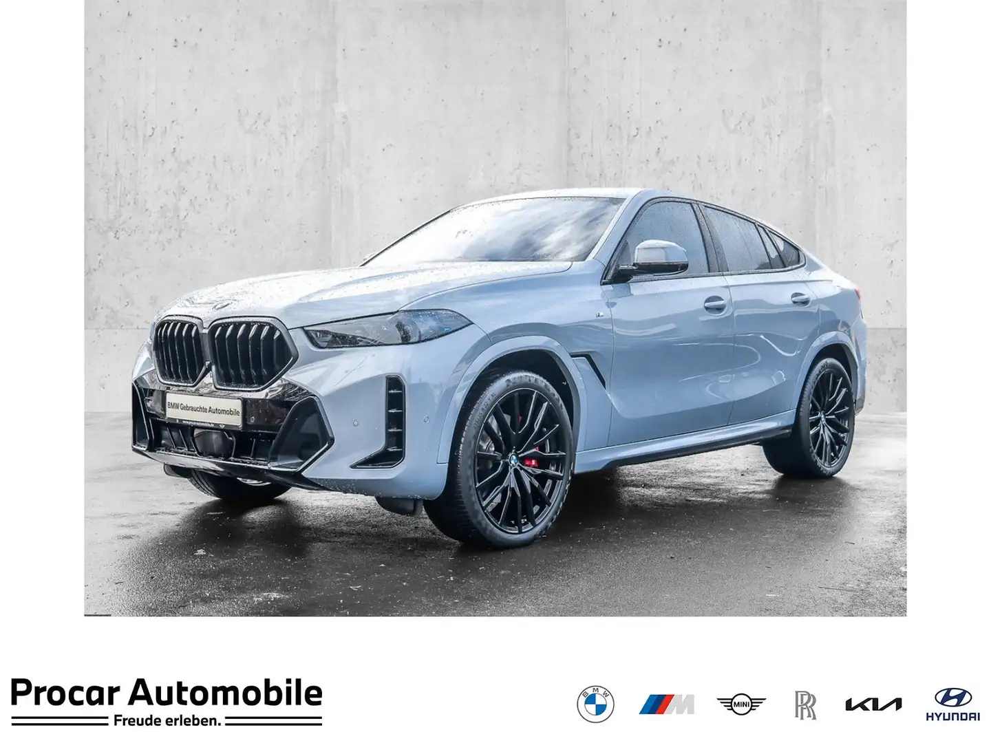 BMW X6 xDrive30d M Sport HUD PANO RFK NAVI Standh. LED Grau - 1
