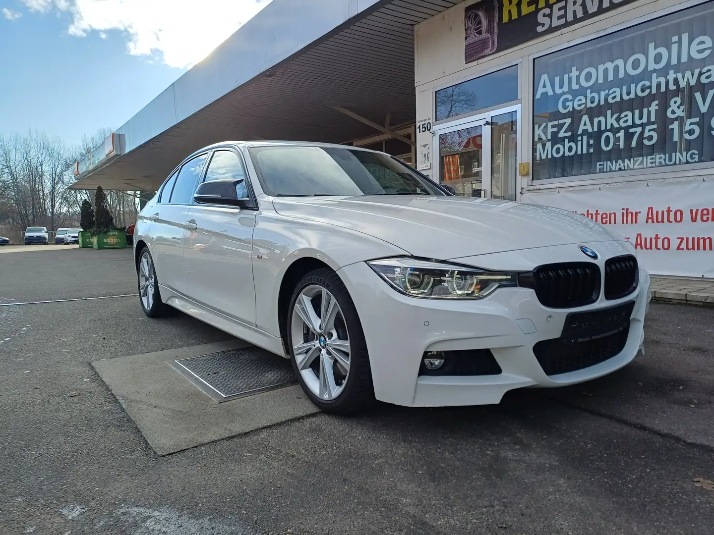 BMW 320 320 d M Sport Blanc - 1