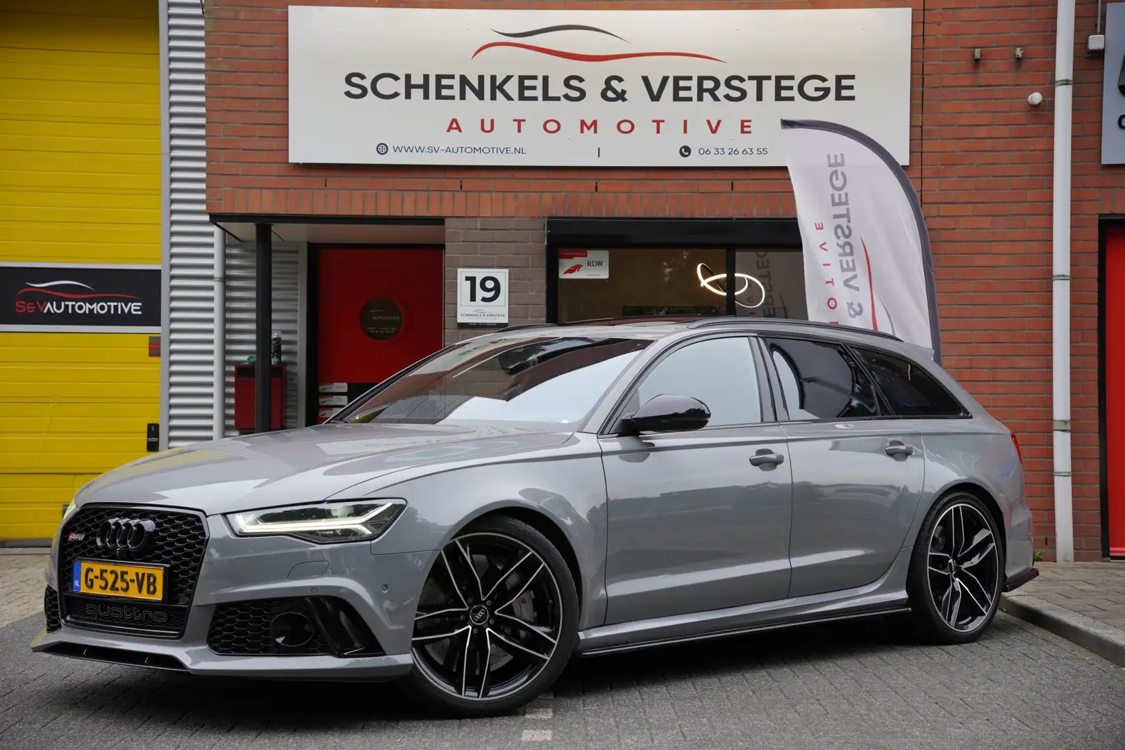 Audi RS6 A6 Avant 4.0 TFSI quattro Pro Line Plus / Keramisc Grijs - 1