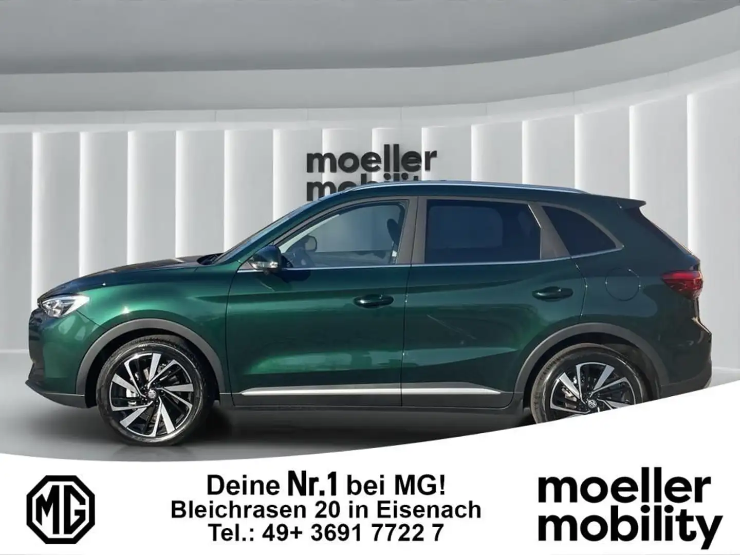 MG ZS MY24 Hybrid Plus Luxury 197PS Vollausstattung Grün - 1