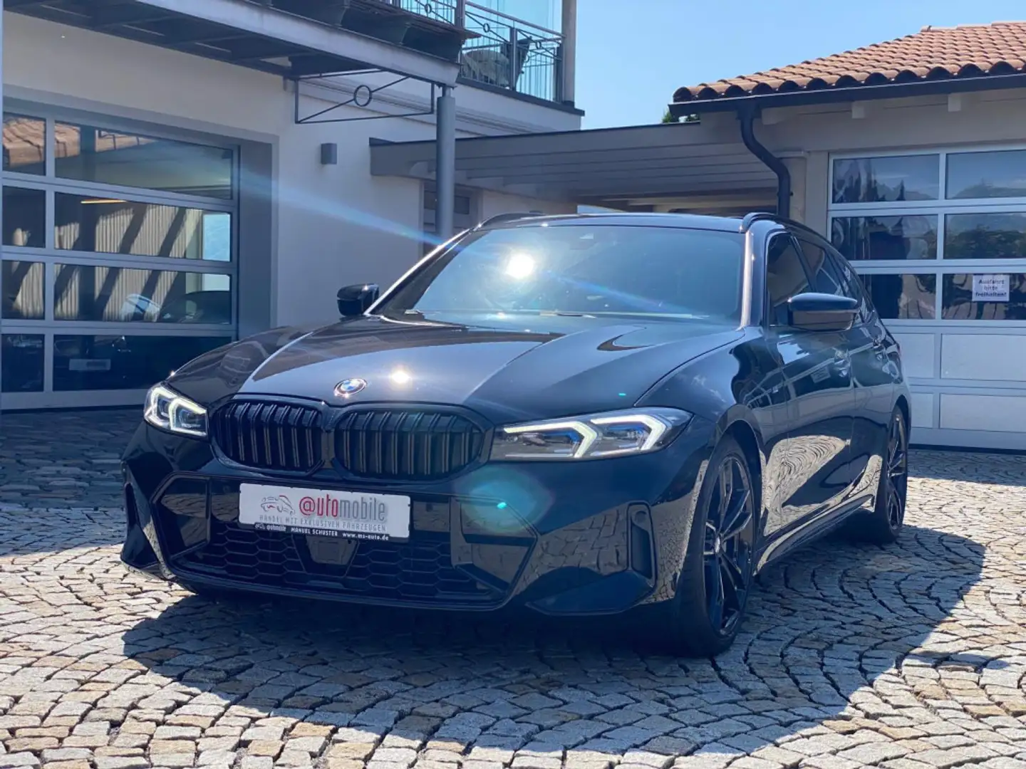 BMW 330 d M-Sport Pano|HiFi|ACC|KomfZug|AHK|19 Zwart - 1