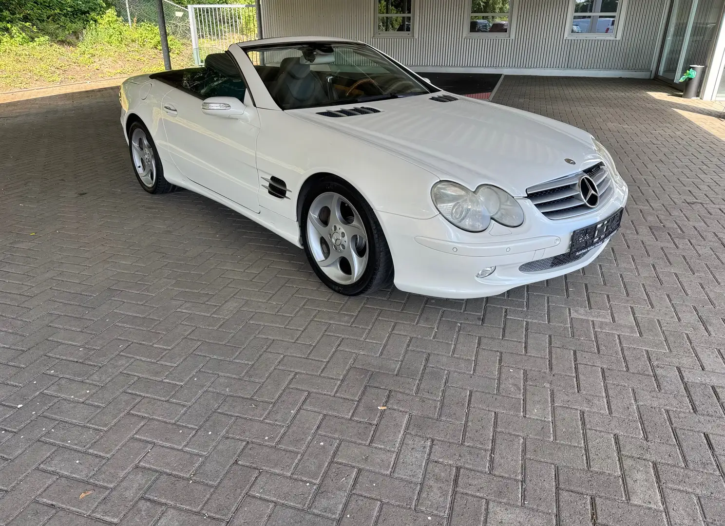 Mercedes-Benz SL 350 Leder, Navi, Perlmutt Weiß, gepflegt, etc. Blanc - 1
