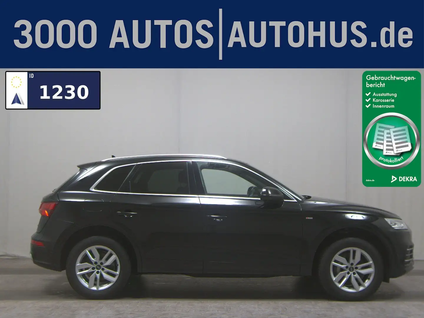 Audi Q5 50 TFSI e Qu. design Leder Navi HuD AHK RfK Schwarz - 1