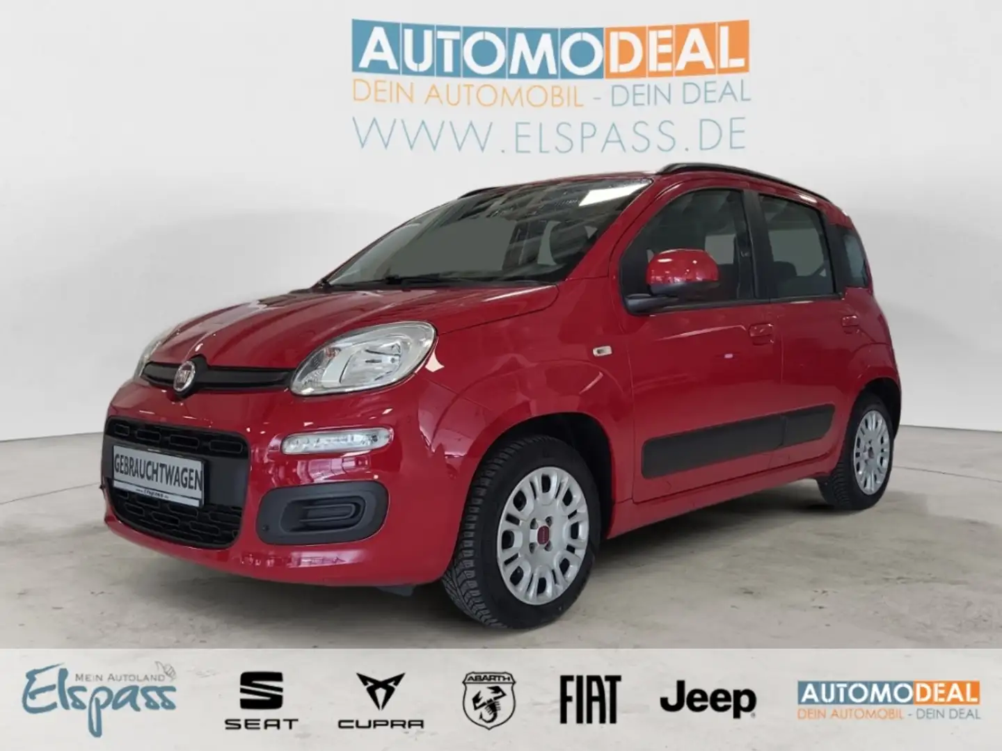 Fiat Panda CLASSIC ALLWETTER BLUETOOTH DAB KLIMA MULTIFLENKRA Rood - 1