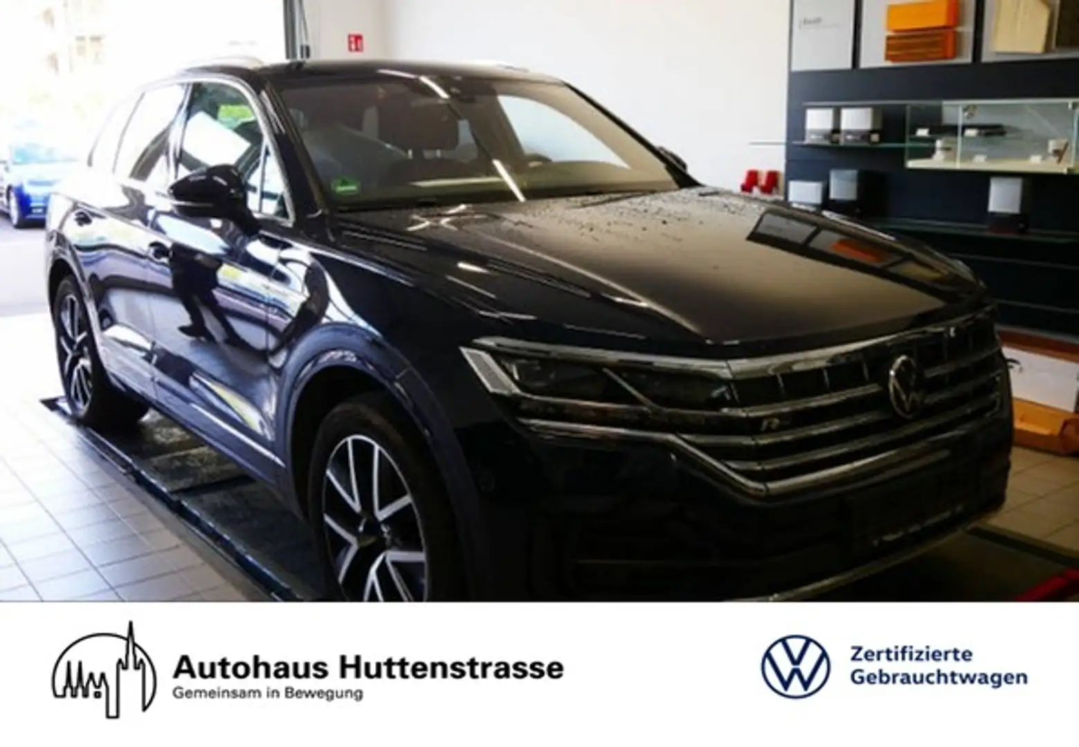 Volkswagen Touareg 3.0 TDI 4M R-Line LEDER MATRIX STANDHZG. LUFTF. Blau - 1