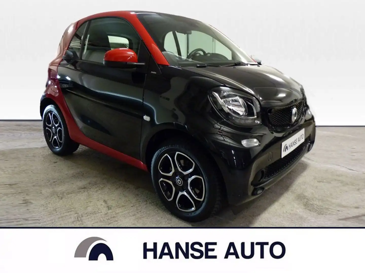smart forTwo coupé 1.0 52kW-Aut.Pano-Navi-SHZ-1.HAND Schwarz - 1
