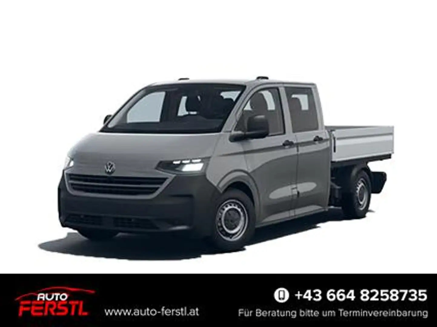 Volkswagen T6.1 Transporter 6.1 Pritsche Doppelkabine LR (Doppelkabine LR) ... Weiß - 1