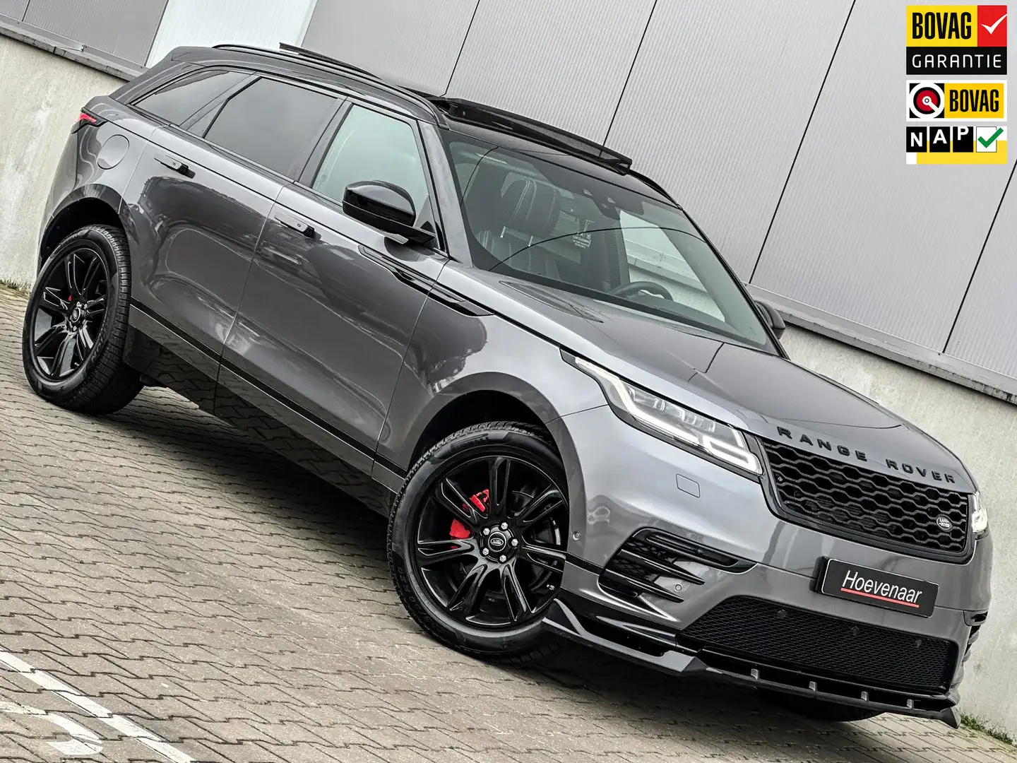 Land Rover Range Rover Velar 2.0 P250 Turbo AWD R-Dynamic HSE Black Pack Pano M Gris - 1