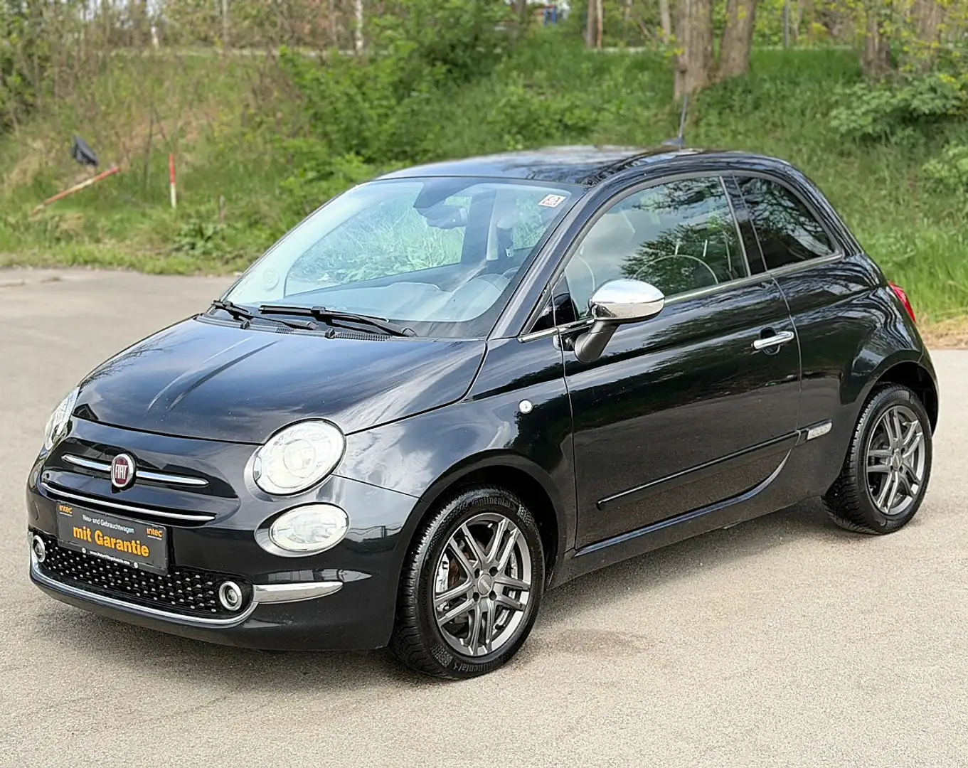 Fiat 500 ECO 1,2 69 Lounge sehr gute Ausstattung Schwarz - 2