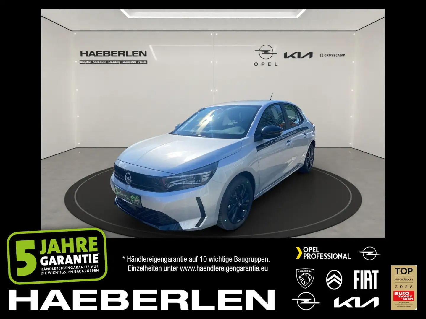 Opel Corsa F 1.2 +LM SpurH DAB Grau - 1