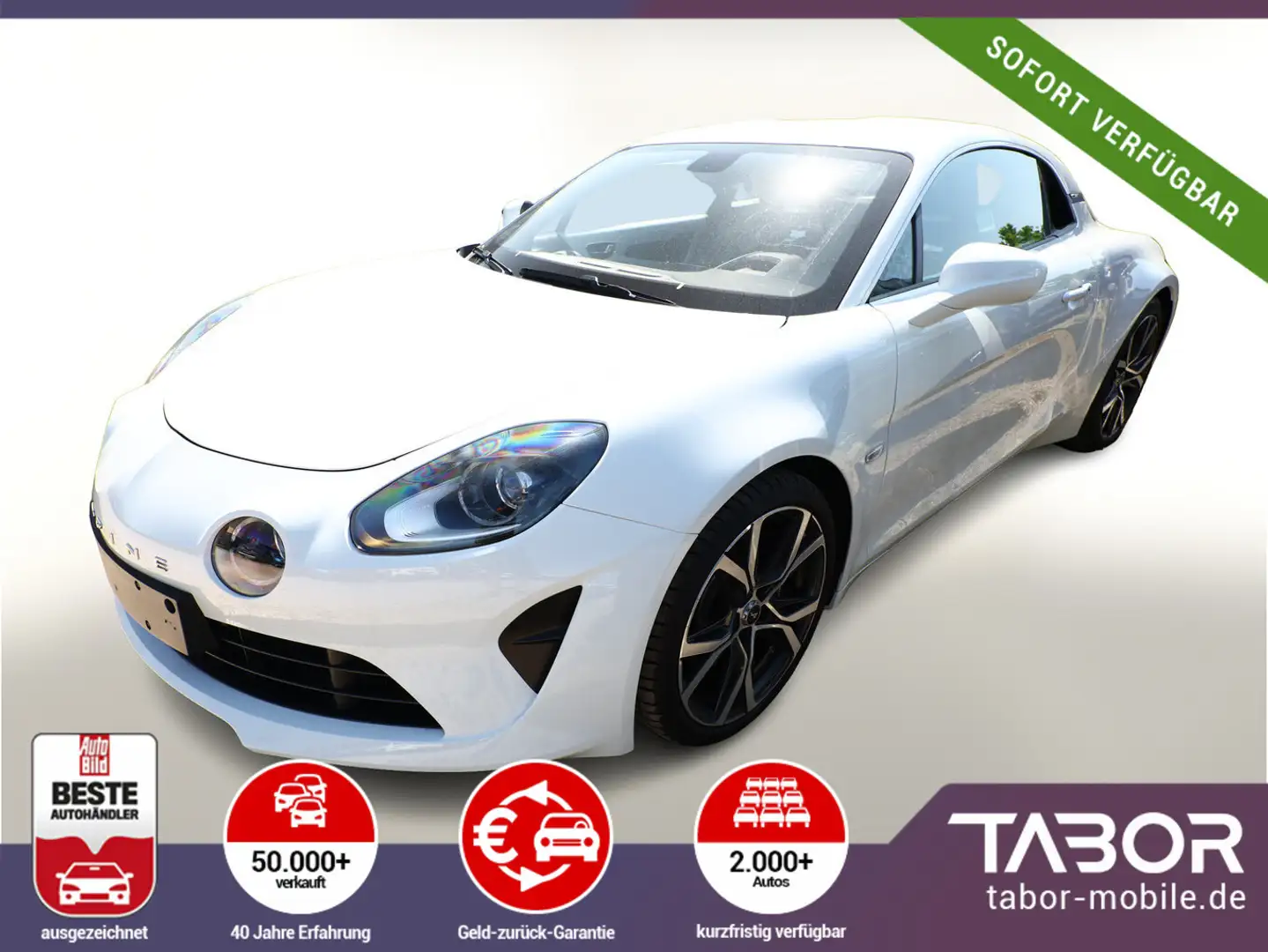 Alpine A110 A 110 1.8 TCe 252 Aut VollLED Nav 18Z PDC Keyl Weiß - 1