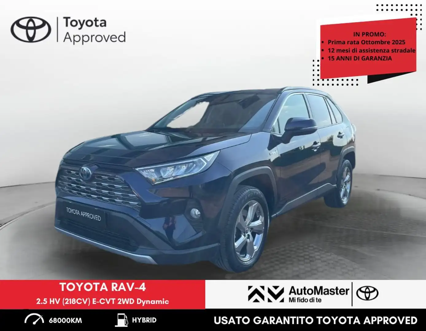 Toyota RAV 4 2.5 HV (218CV) E-CVT 2WD Dynamic Blu/Azzurro - 1