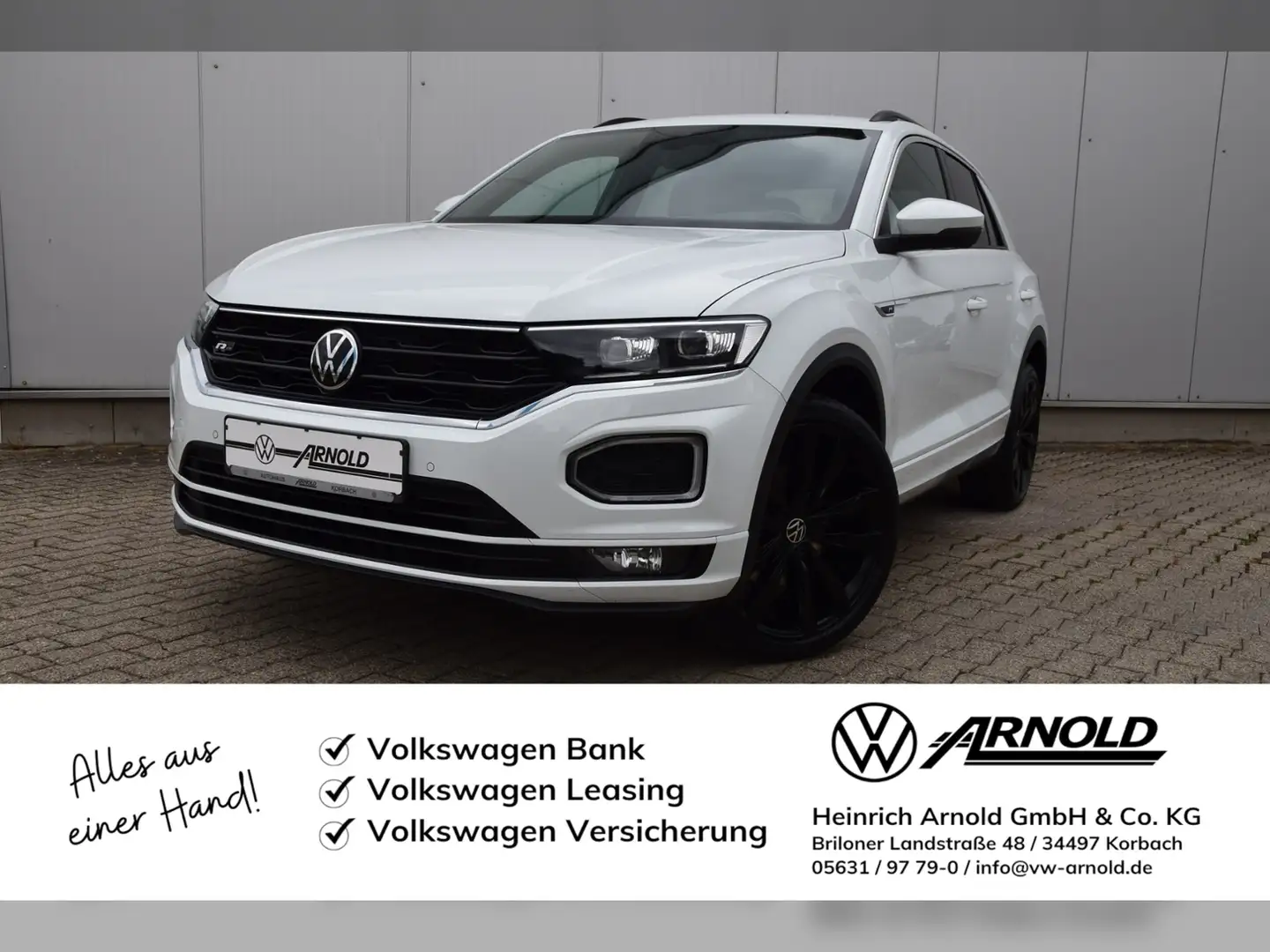 Volkswagen T-Roc TSI R-Line Wit - 1