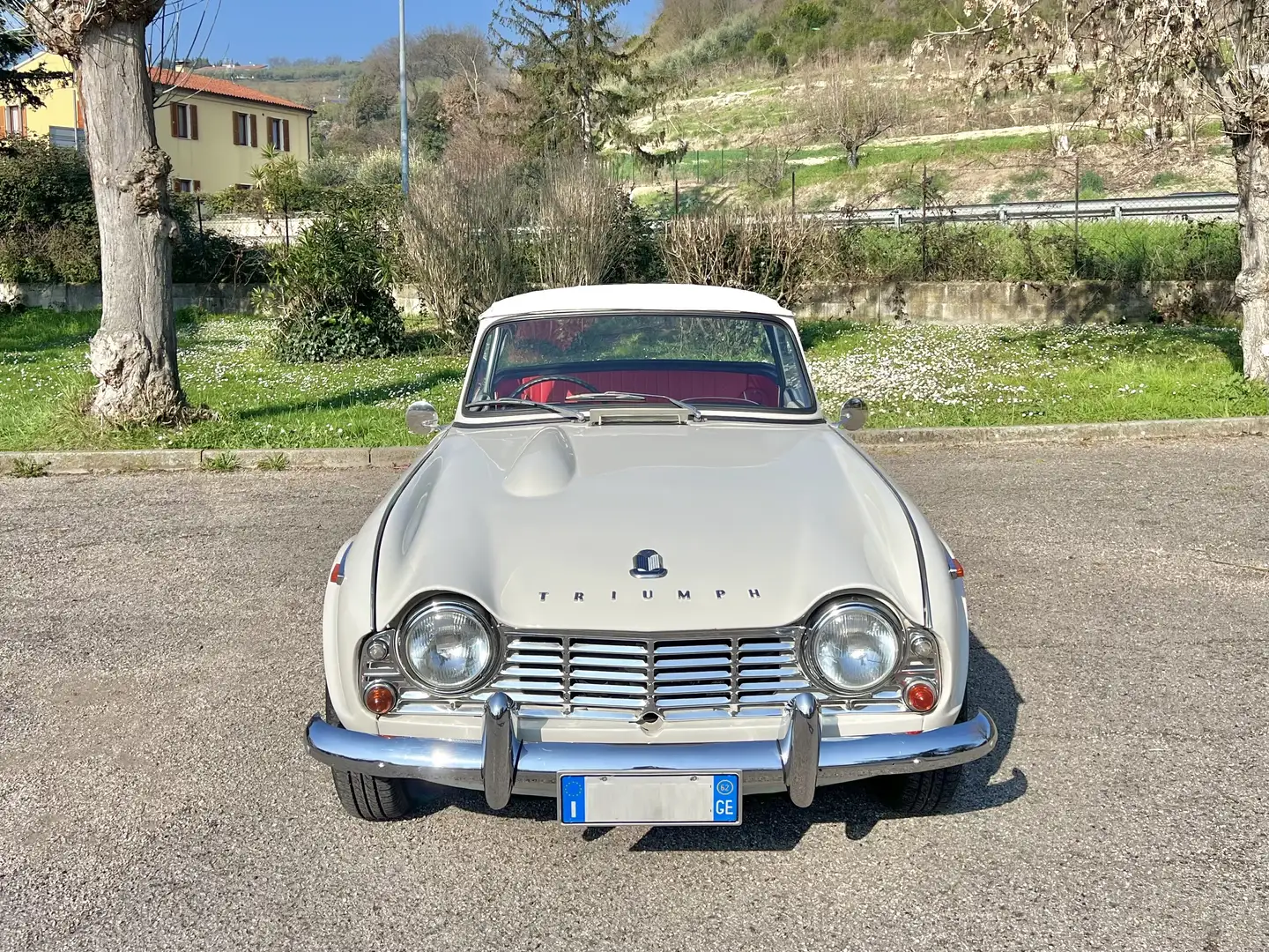 Triumph TR4 SURREY TOP Weiß - 2