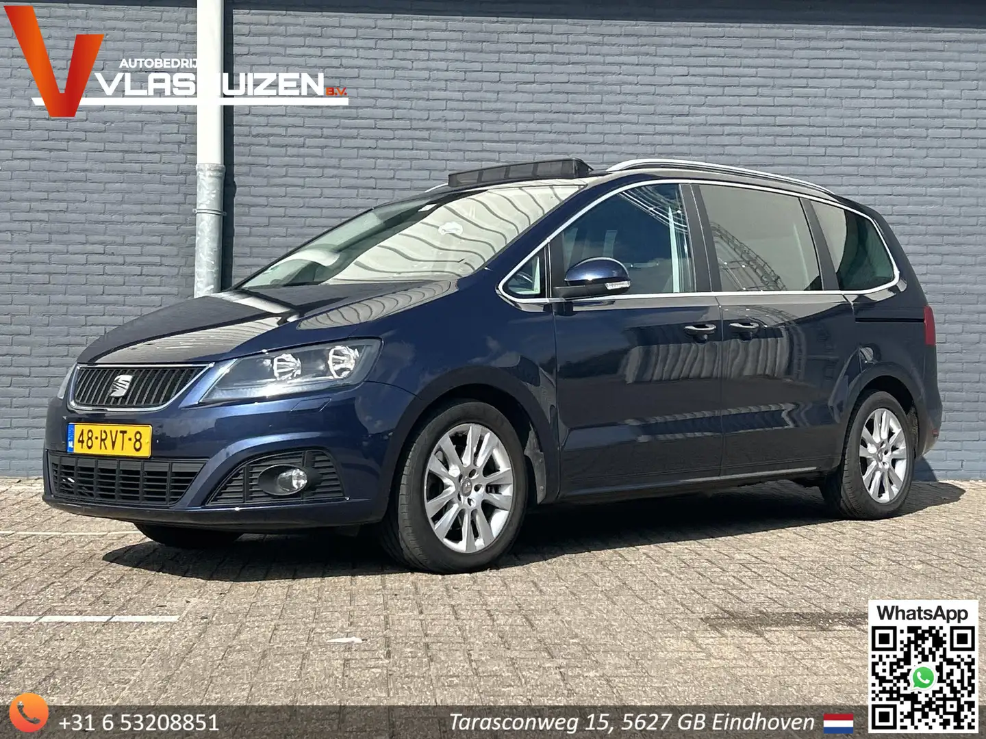 SEAT Alhambra 1.4 TSI Style | Pano | Climate | Cruise | Navi | P Blauw - 1
