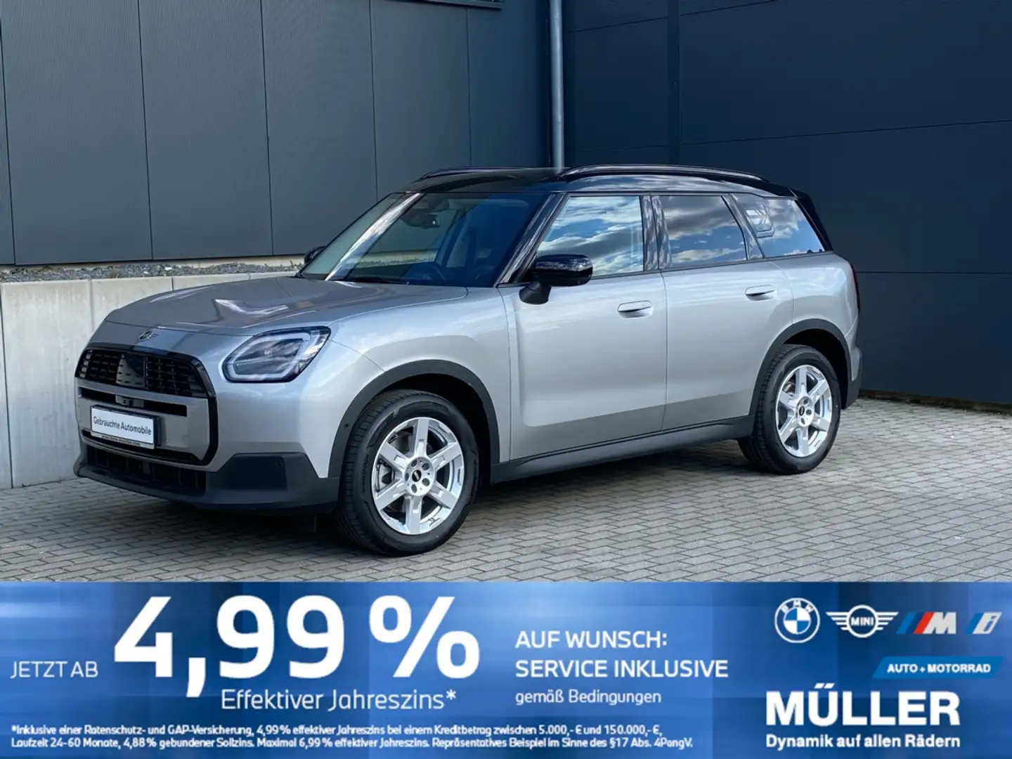 MINI Cooper Countryman LHZ/ACC/HUD/360/PANO/K-ZUG LHZ/ACC/HUD/360/PANO/K- Silber - 1