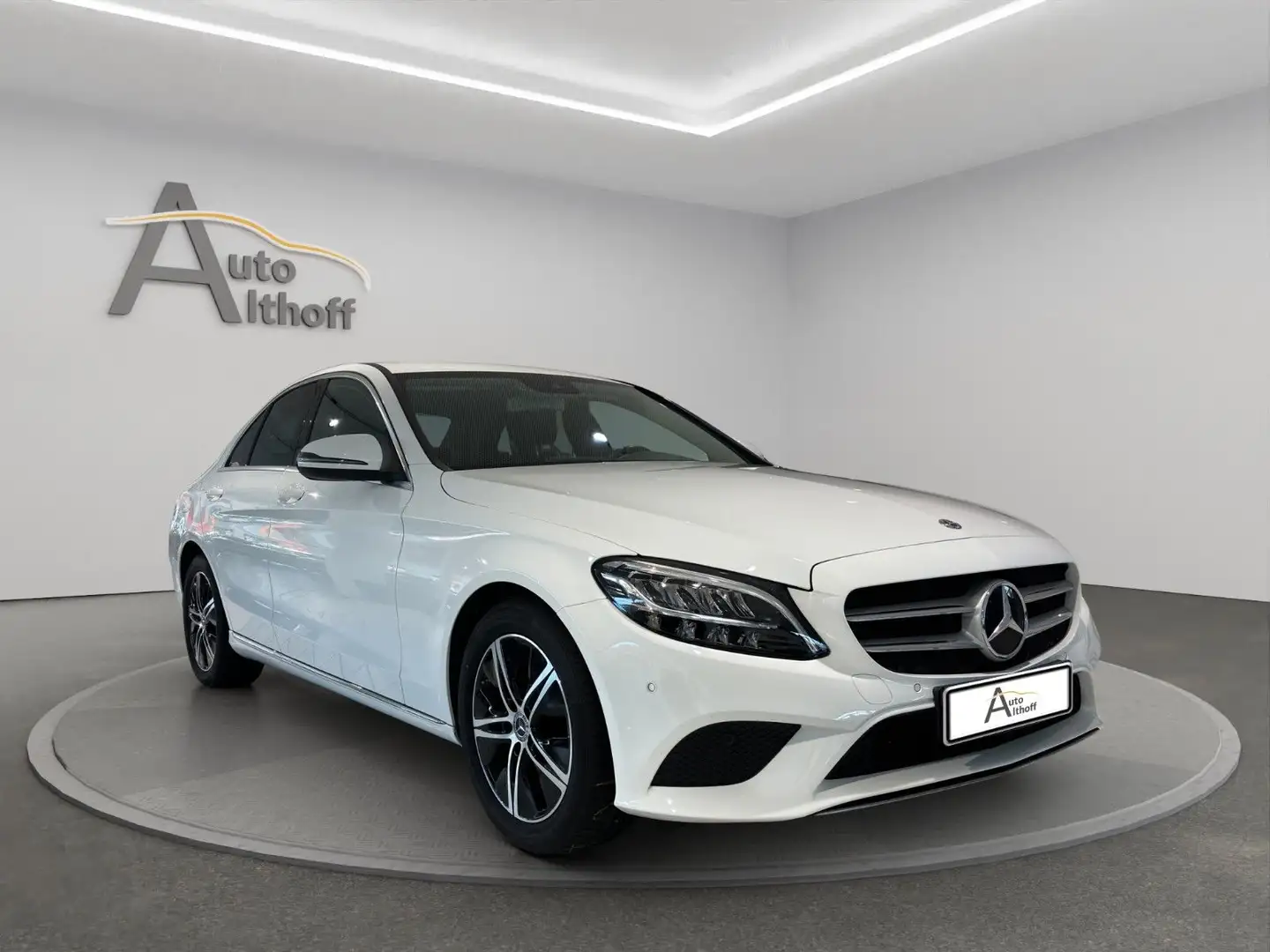 Mercedes-Benz C 180 C180 Lim. 2.HD LED PARK NAV SHZ TEMP SPUR TOTWIN Weiß - 1