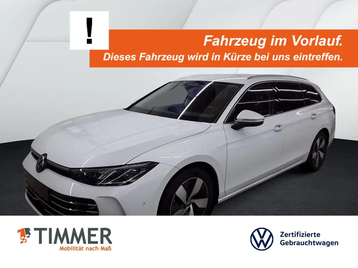 Volkswagen Passat Variant 2.0 TDI DSG ELEGANCE +AHK +360° +IQ.LIGHT +CARPLA Weiß - 1