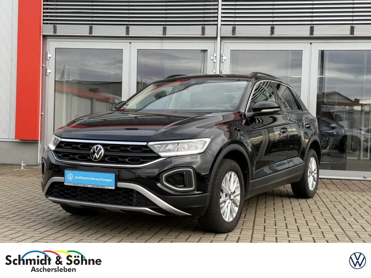 Volkswagen T-Roc 1.0 TSI Life 6-Gang NAVIGAT, EPH, SHZ, APP Klima Schwarz - 1