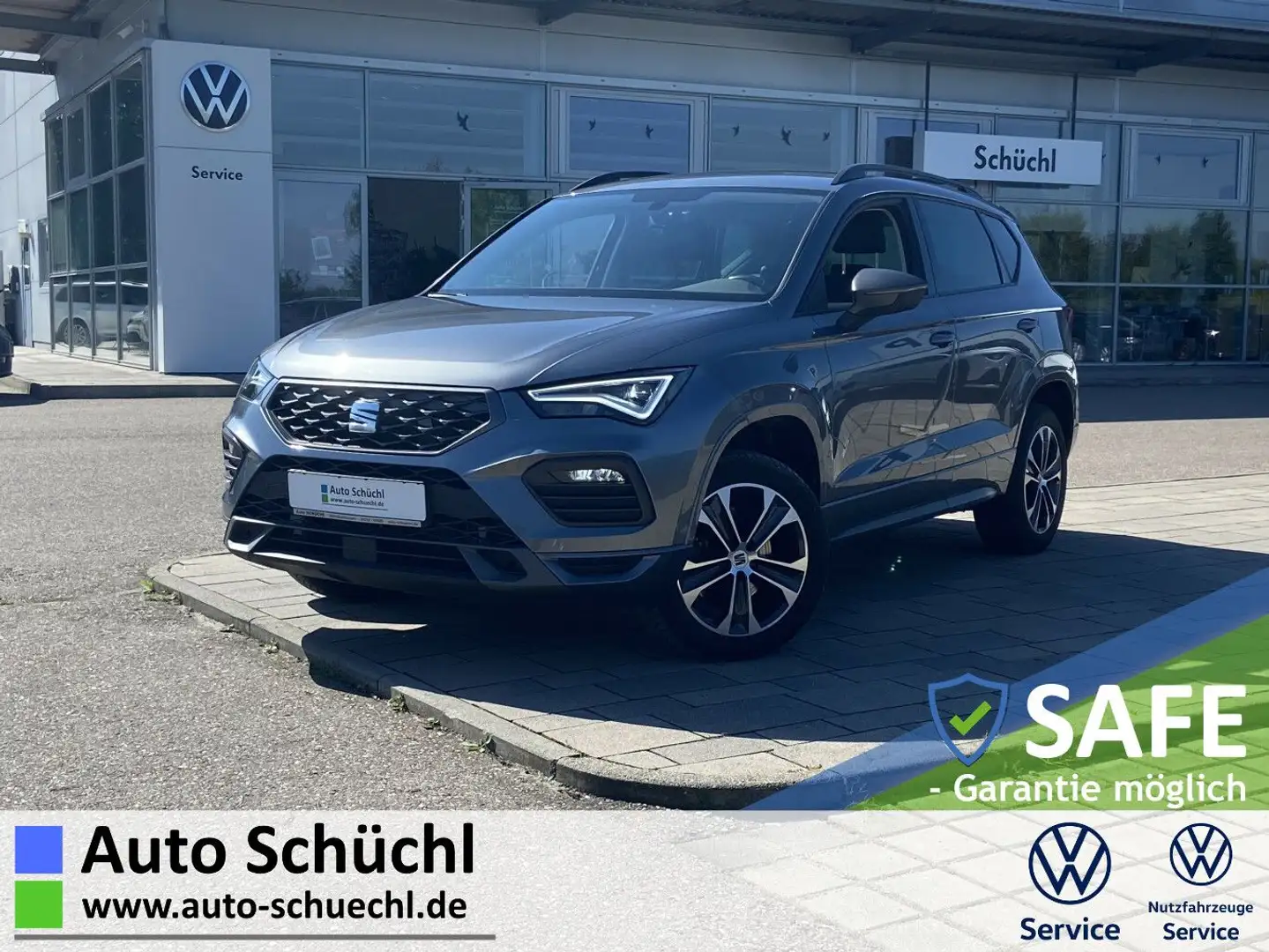 SEAT Ateca 2.0 TDI DSG FR-Line AHK+NAVI-PRO+LED+FULL- Grau - 1