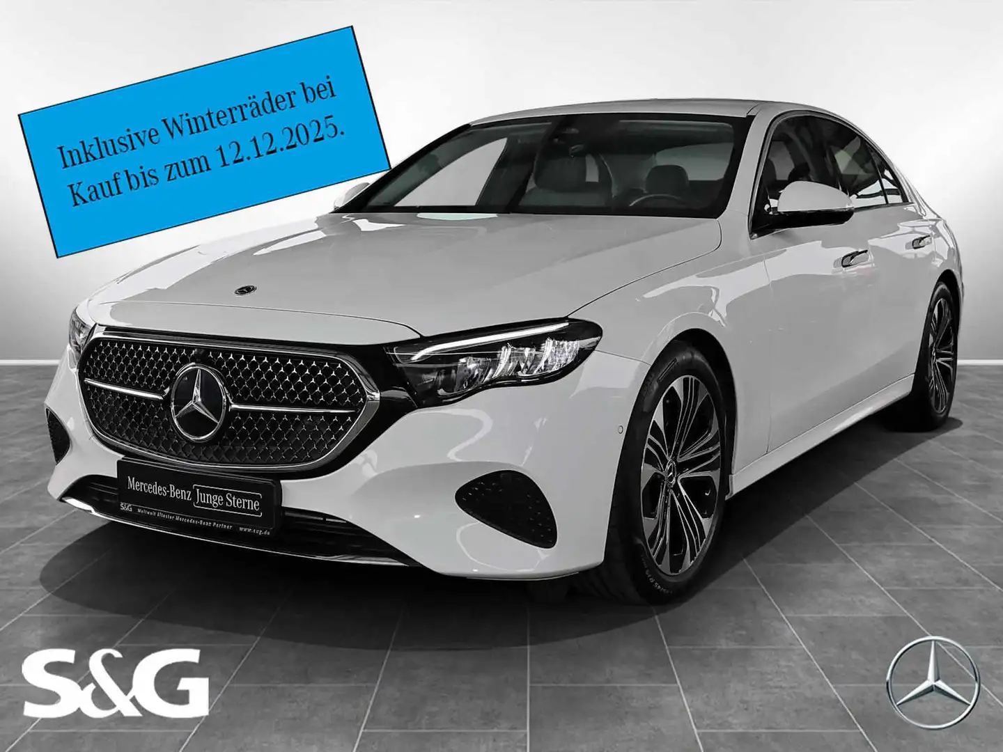 Mercedes-Benz E 220 d DISTRONIC+TOTWINKEL+CARPLAY+KEYLESS+19" Bianco - 1