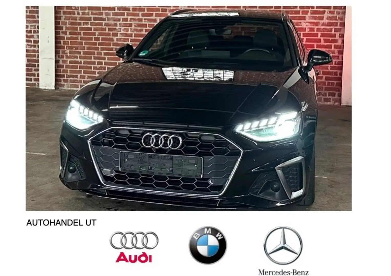 Audi A4 Avant 40 TDI 3x S-line/LED/ACC/AHK/Virtual Schwarz - 1