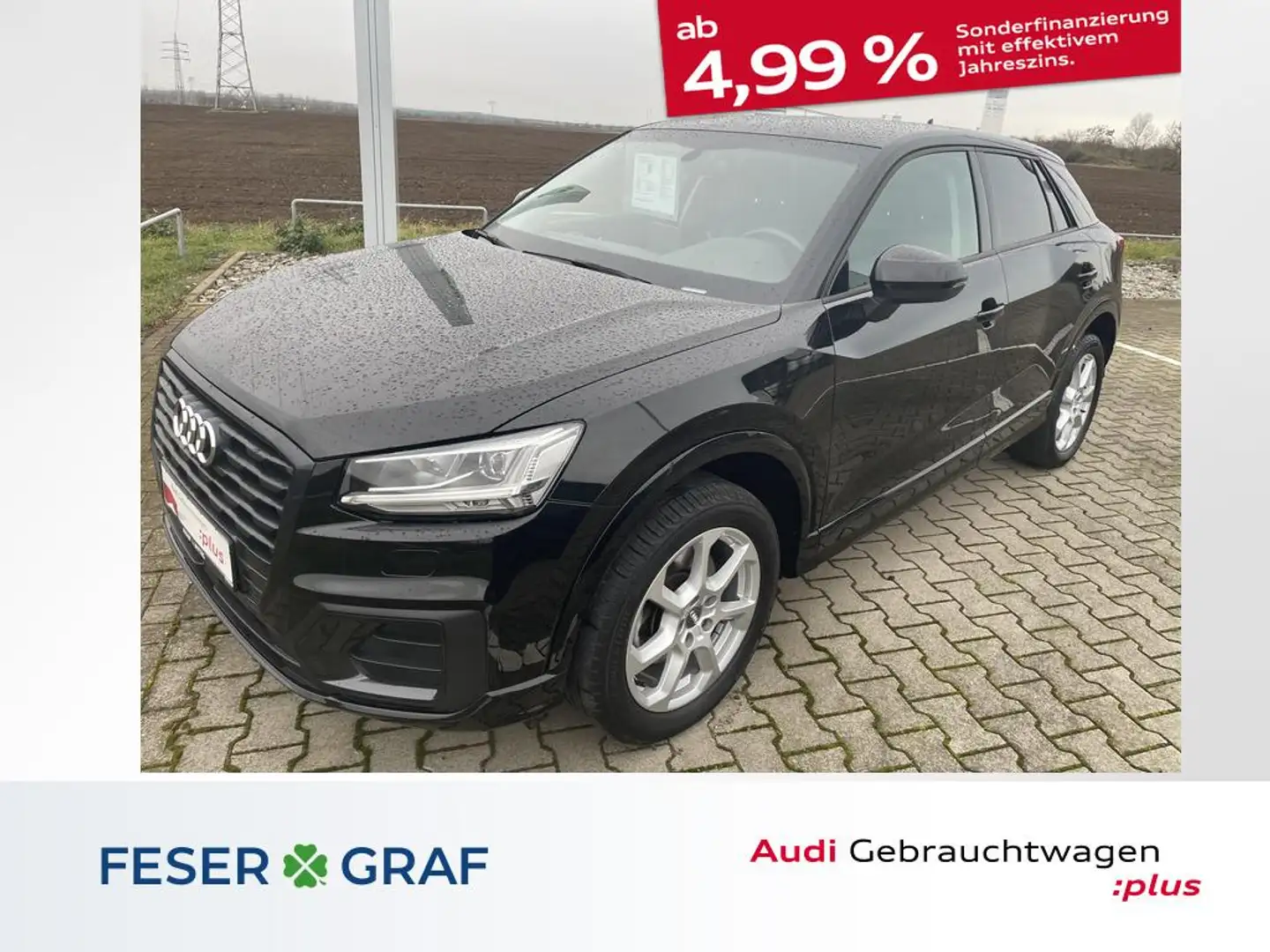 Audi Q2 1.4 TFSI sport,LED,Komfort-Paket Schwarz - 1