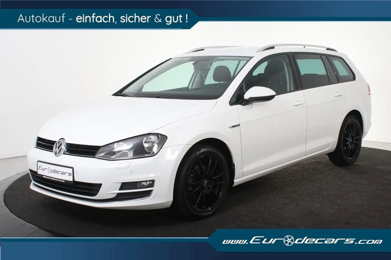 Volkswagen Golf Variant 1.6 TDI Lounge *Park ass.*AHK*Navi* Weiß - 1