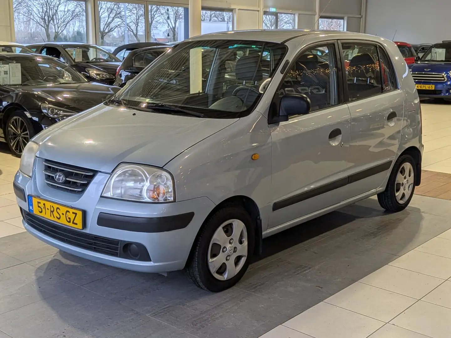 Hyundai Atos 1.1i Active Cool Airco, Stuurbekrachtiging Blau - 2