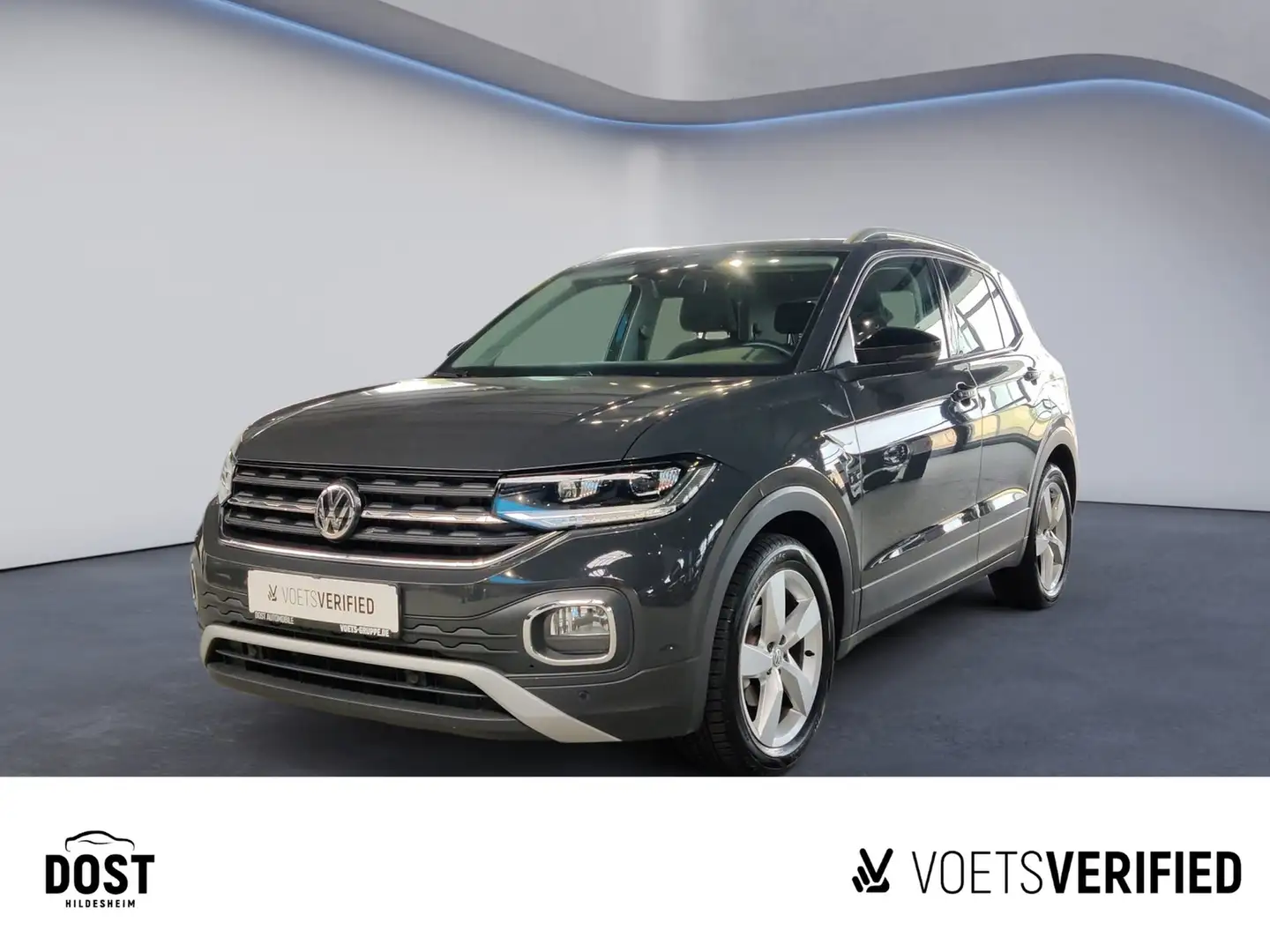 Volkswagen T-Cross 1.0 TSI DSG Style KLIMA+LED+NAVI+PDC+SHZ Grau - 1