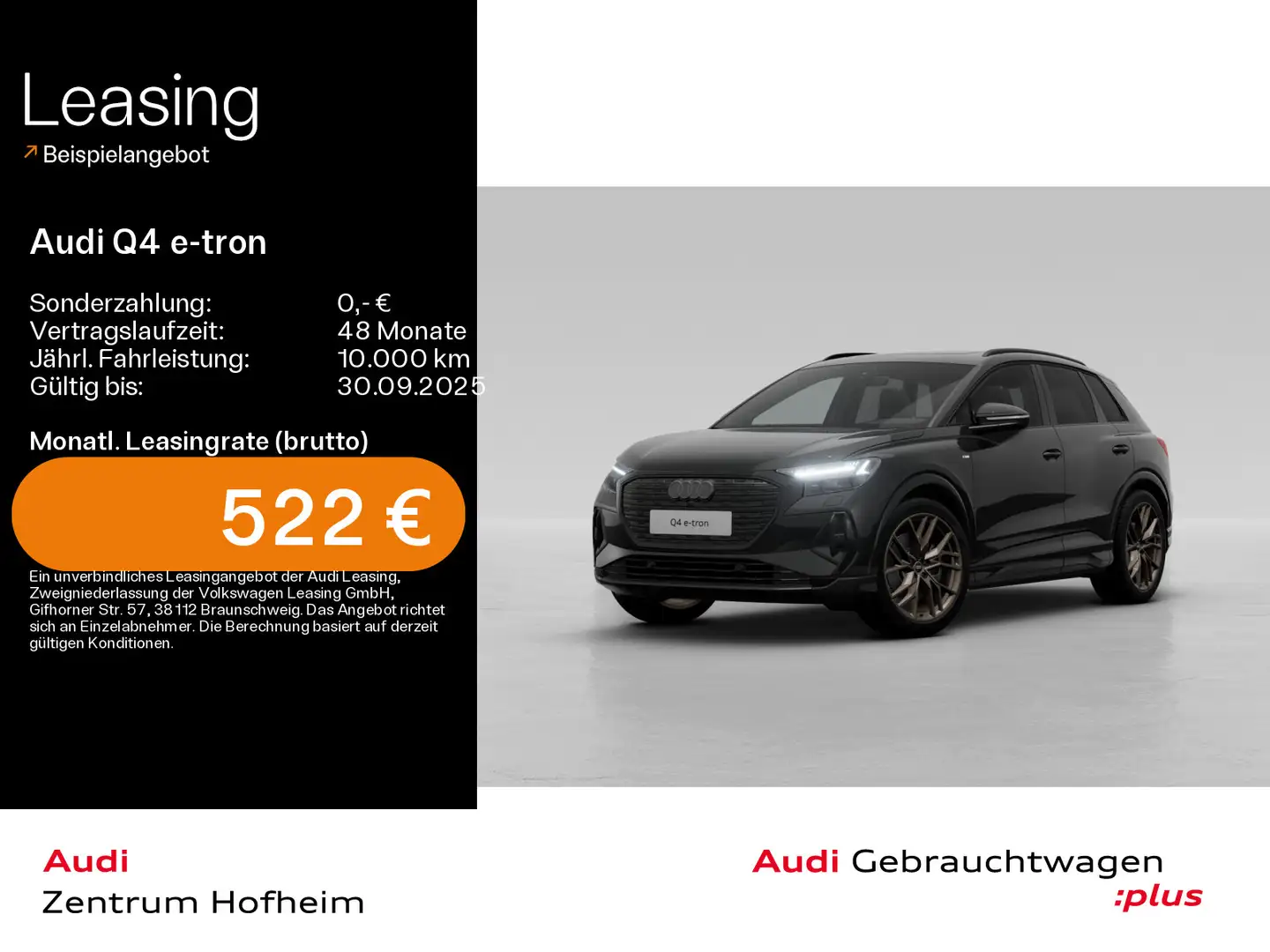 Audi Q4 e-tron 45 qu S line Edition*Sonos*Pano*AR-HUD Negru - 1