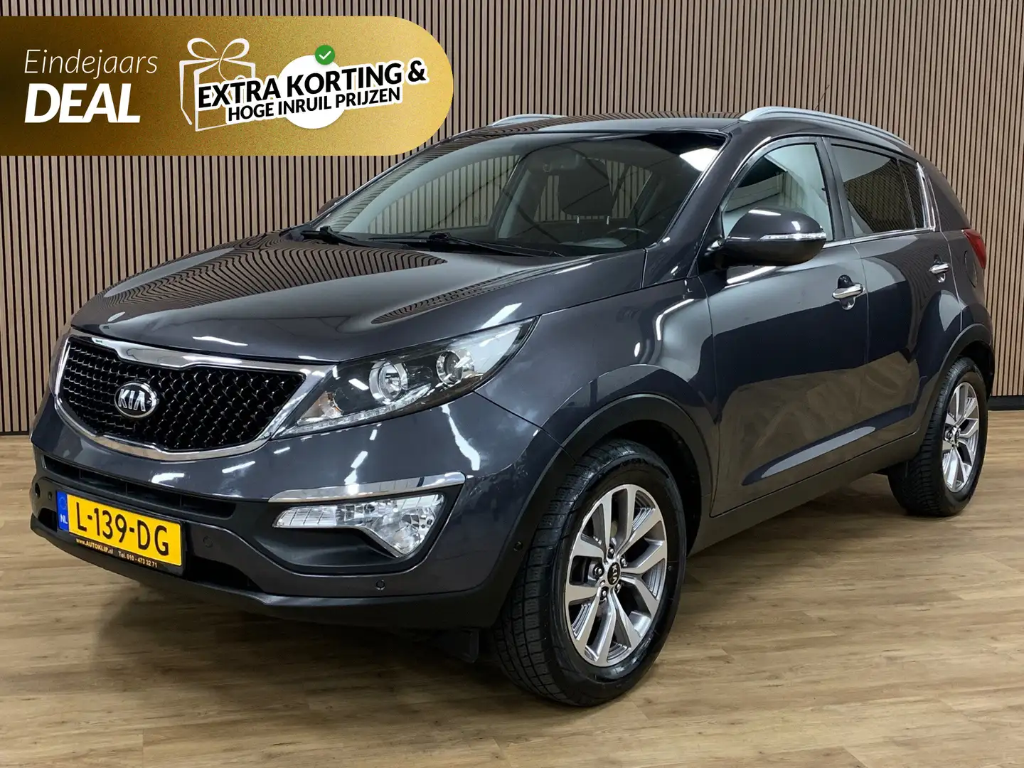 Kia Sportage 1.6 GDI ComfortLine|Camera|Stoel/Stuurverwarming| Grijs - 1