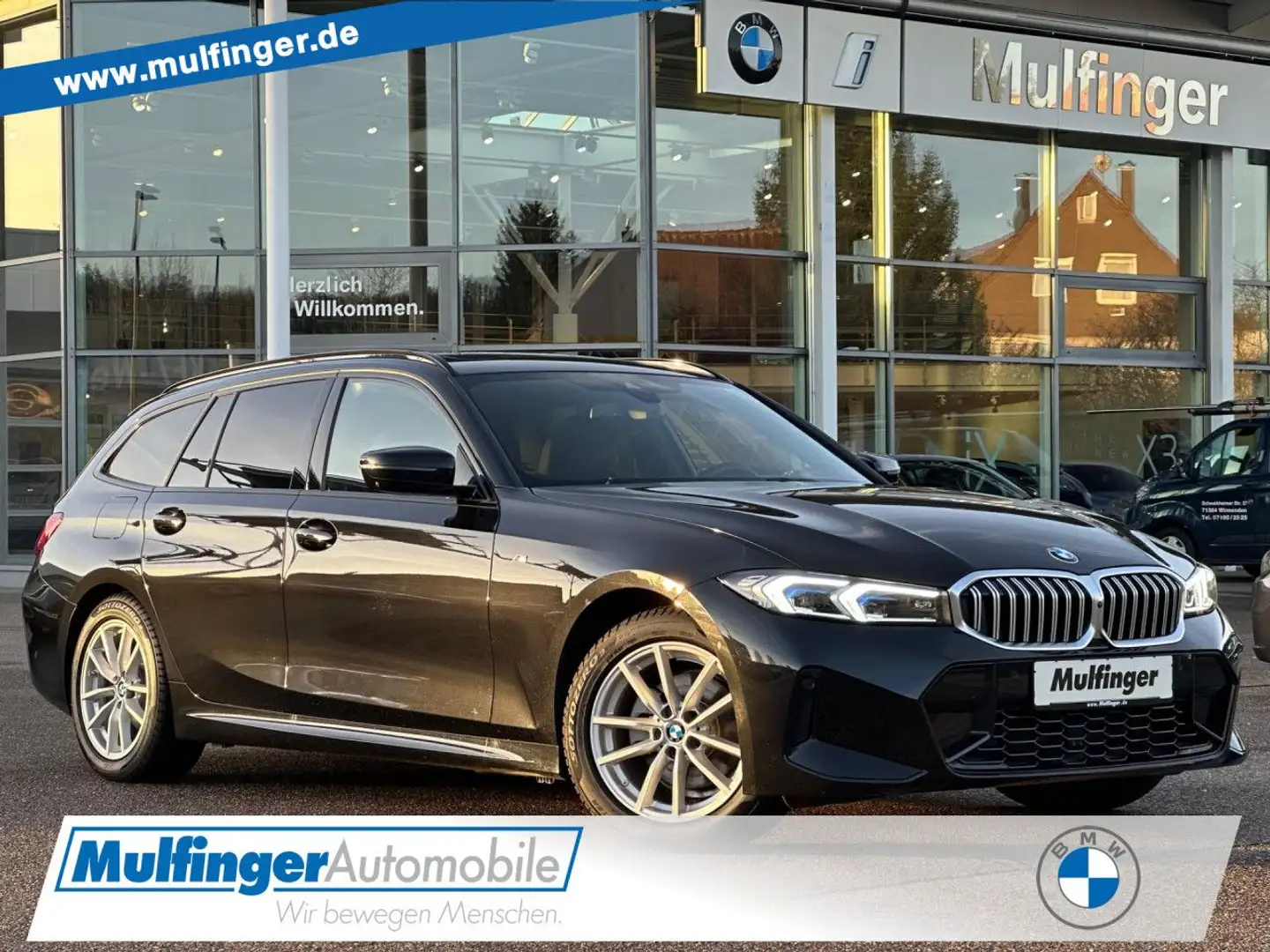 BMW 320 d xDr.T.M Sport PanoD.AHK ACC HUD Lenkradh.P+ Schwarz - 1