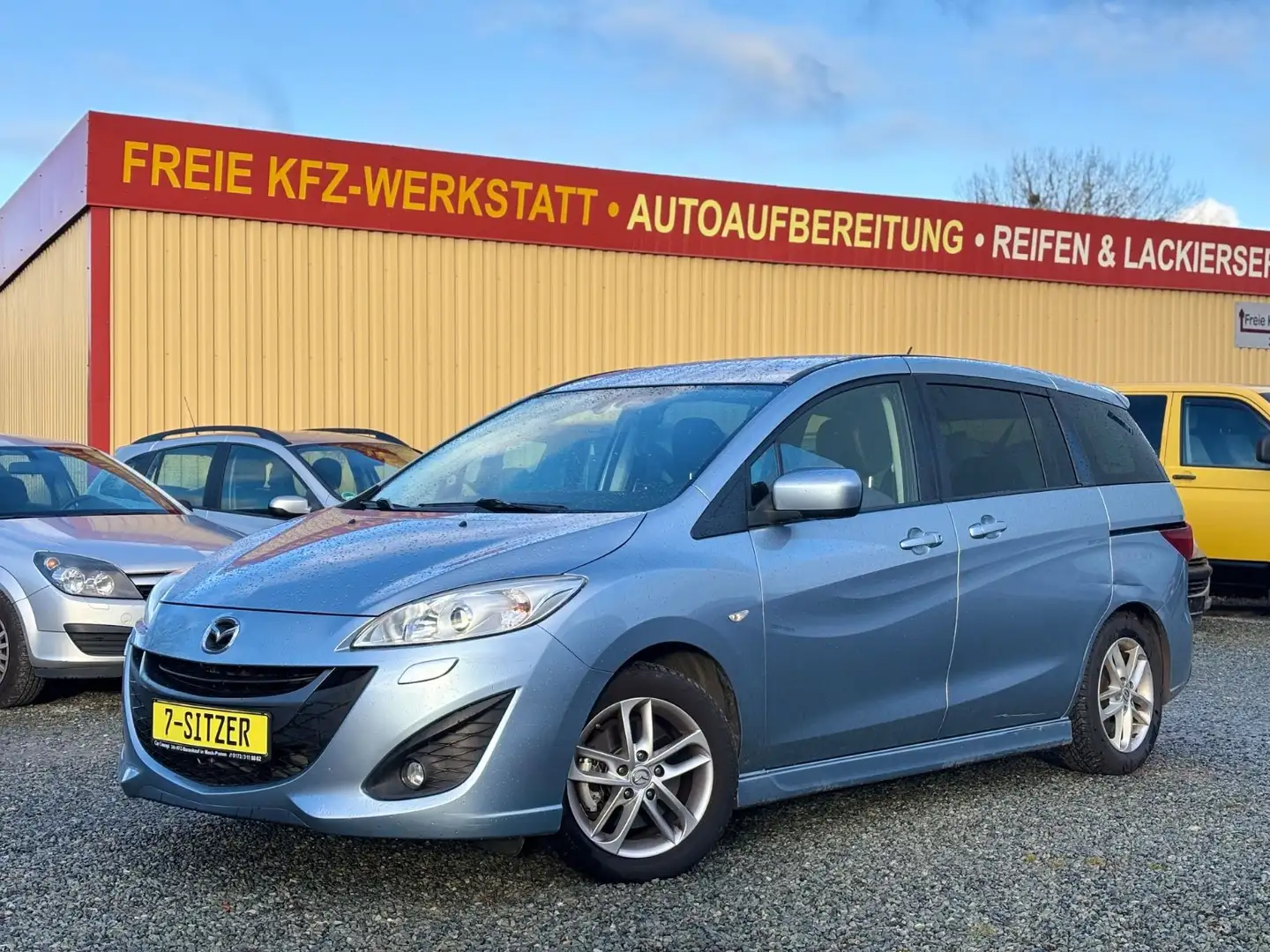 Mazda 5 2.0, 7-Sitzer,LEDER,Klimaautomat,8xbereift,TÜV Blau - 1