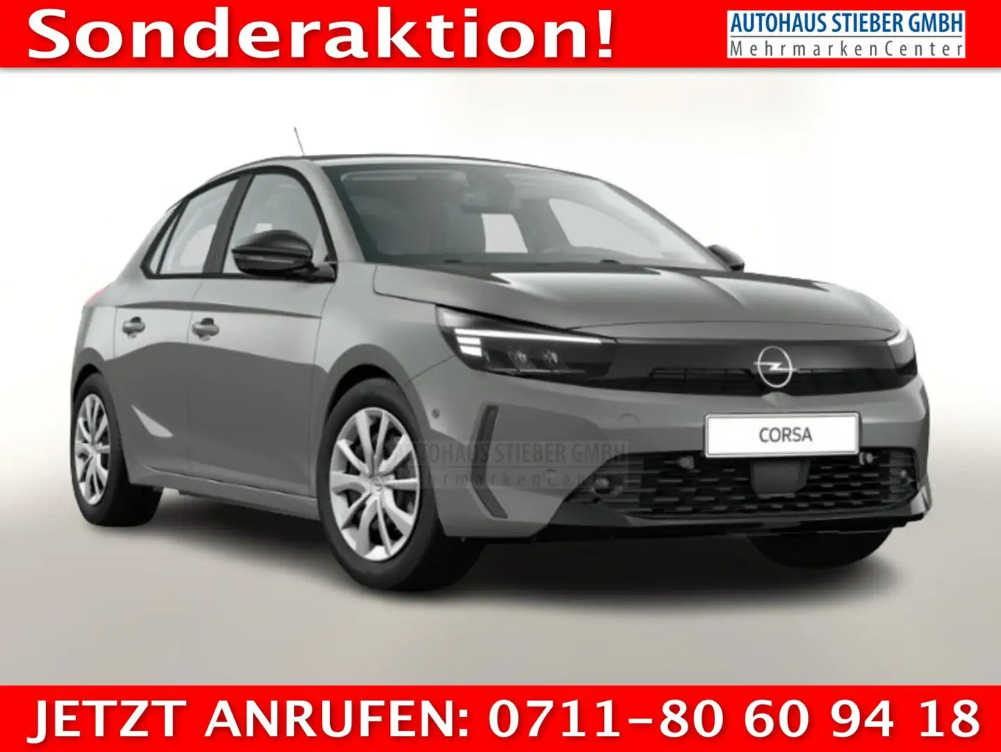 Opel Corsa Edition 1.2 100 SichtP PDC 10"-DAB Temp 74 kW (... Grijs - 1