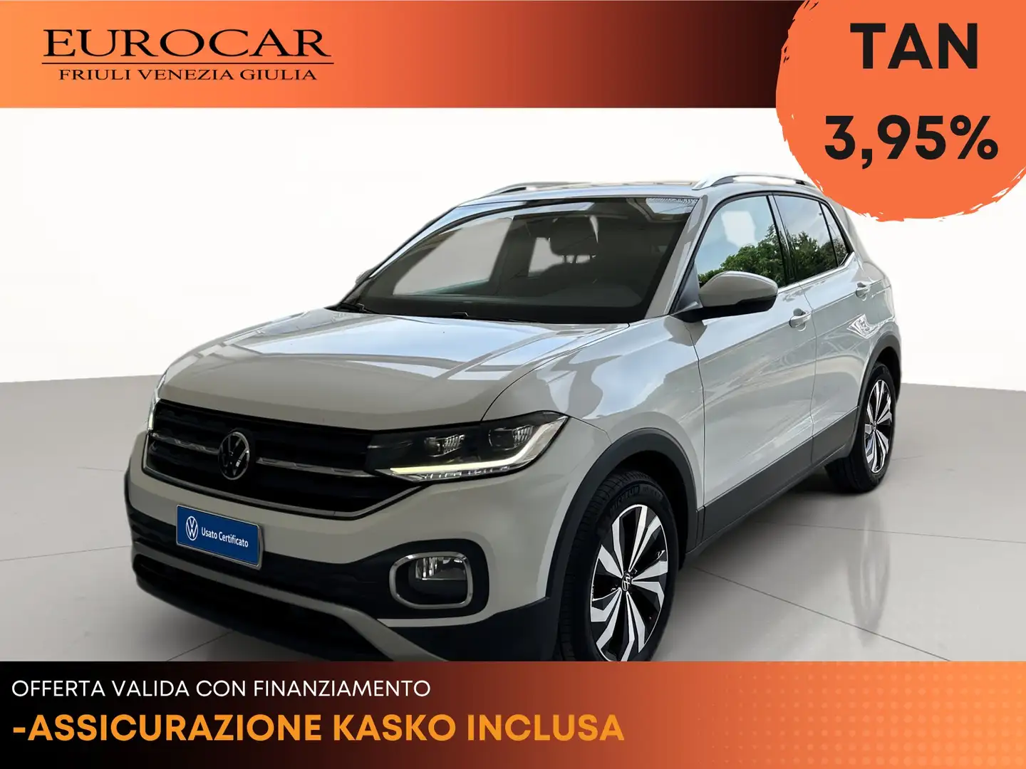 Volkswagen T-Cross 1.0 tsi advanced 110cv dsg Bianco - 1