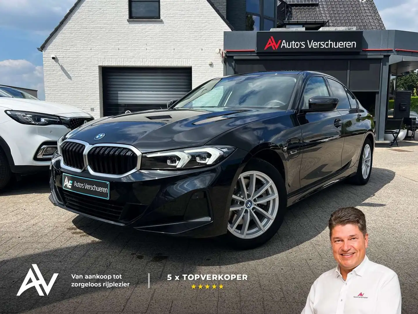 BMW 320 e Berline ** PDC Navi/Carplay Sportzetels Zwart - 1