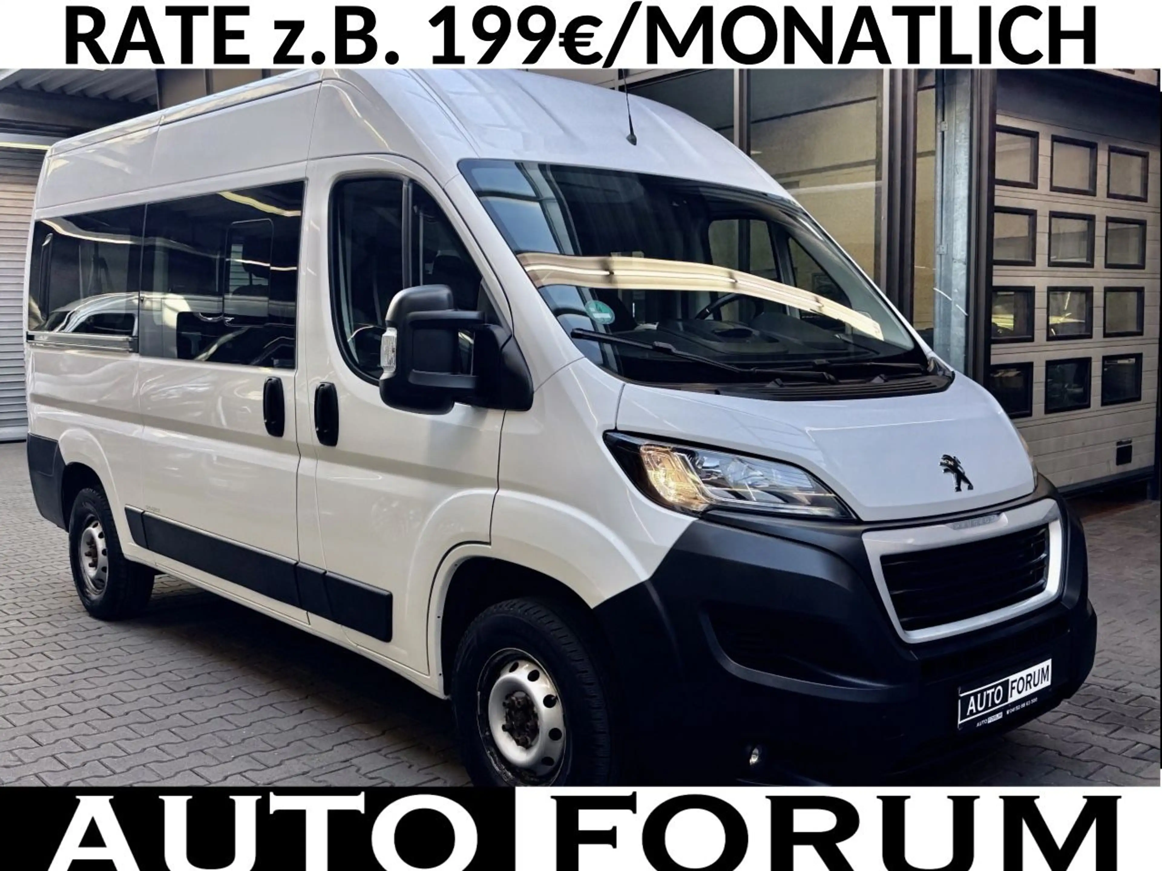 Peugeot Boxer 2.2 HDi L2H2 BUS 9-SITZER KLIMA CAM NAVI