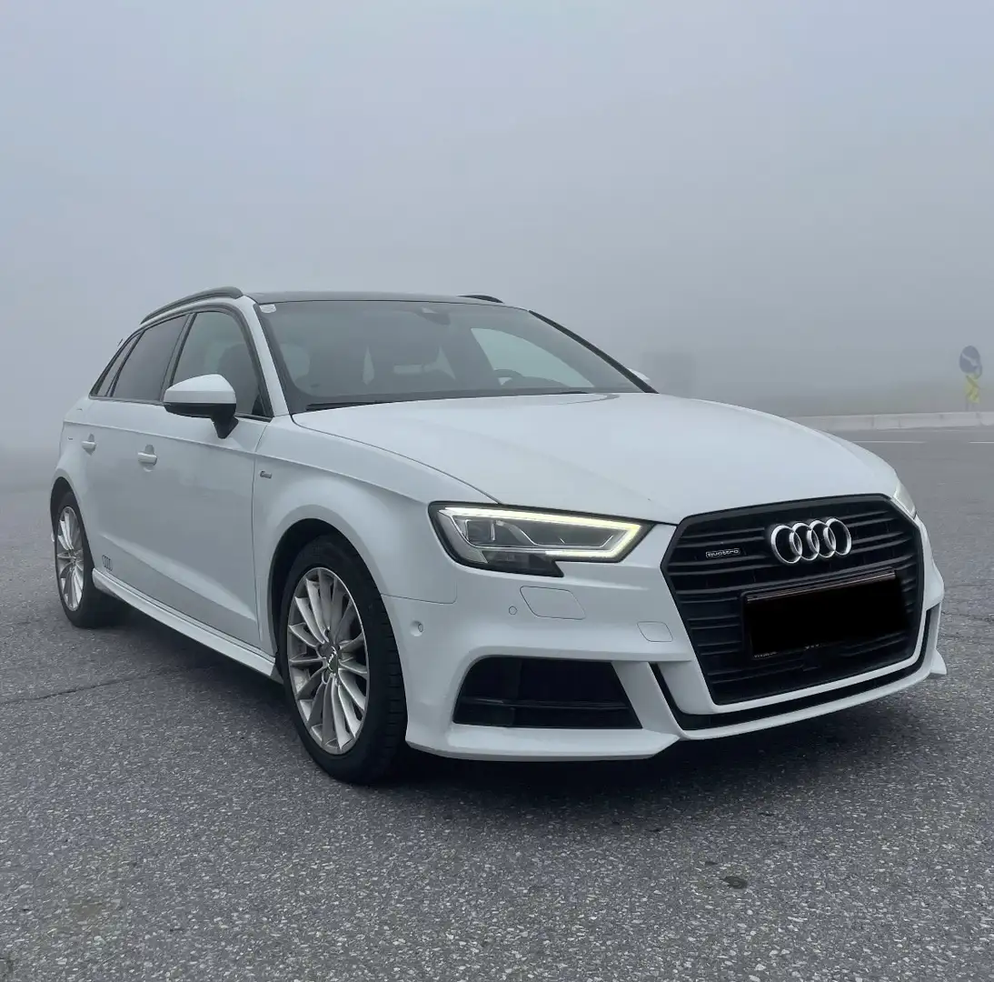 Audi A3 SB 2,0 TFSI S-tronic Weiß - 1