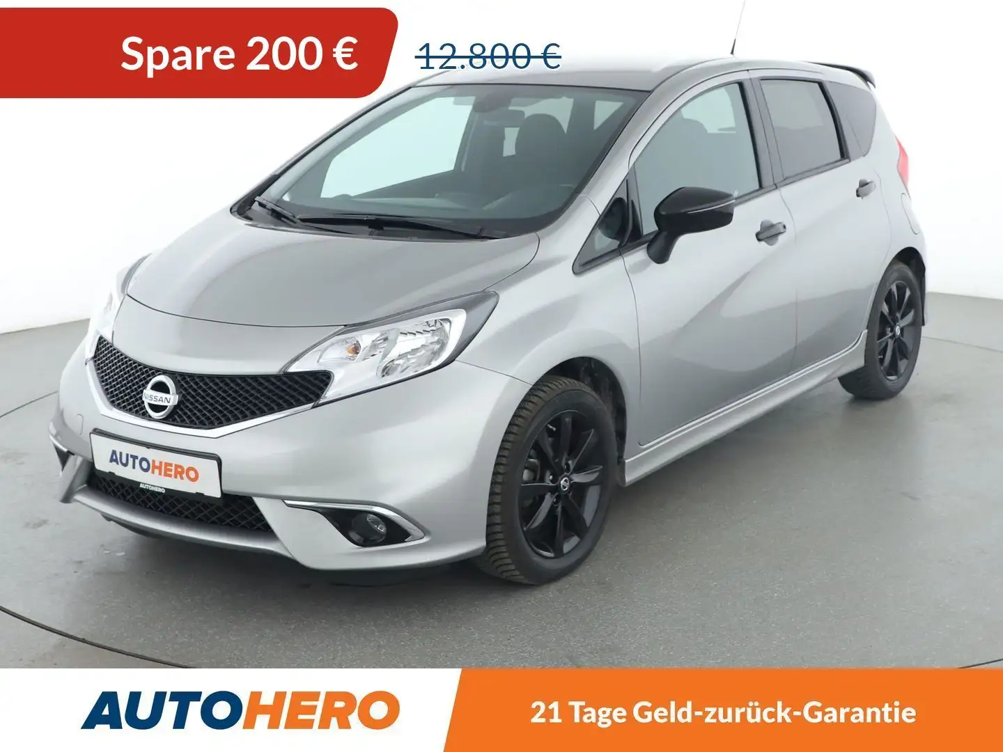 Nissan Note 1.2 Black Edition Aut.*TEMPO*KLIMA*GARANTIE* Grau - 1