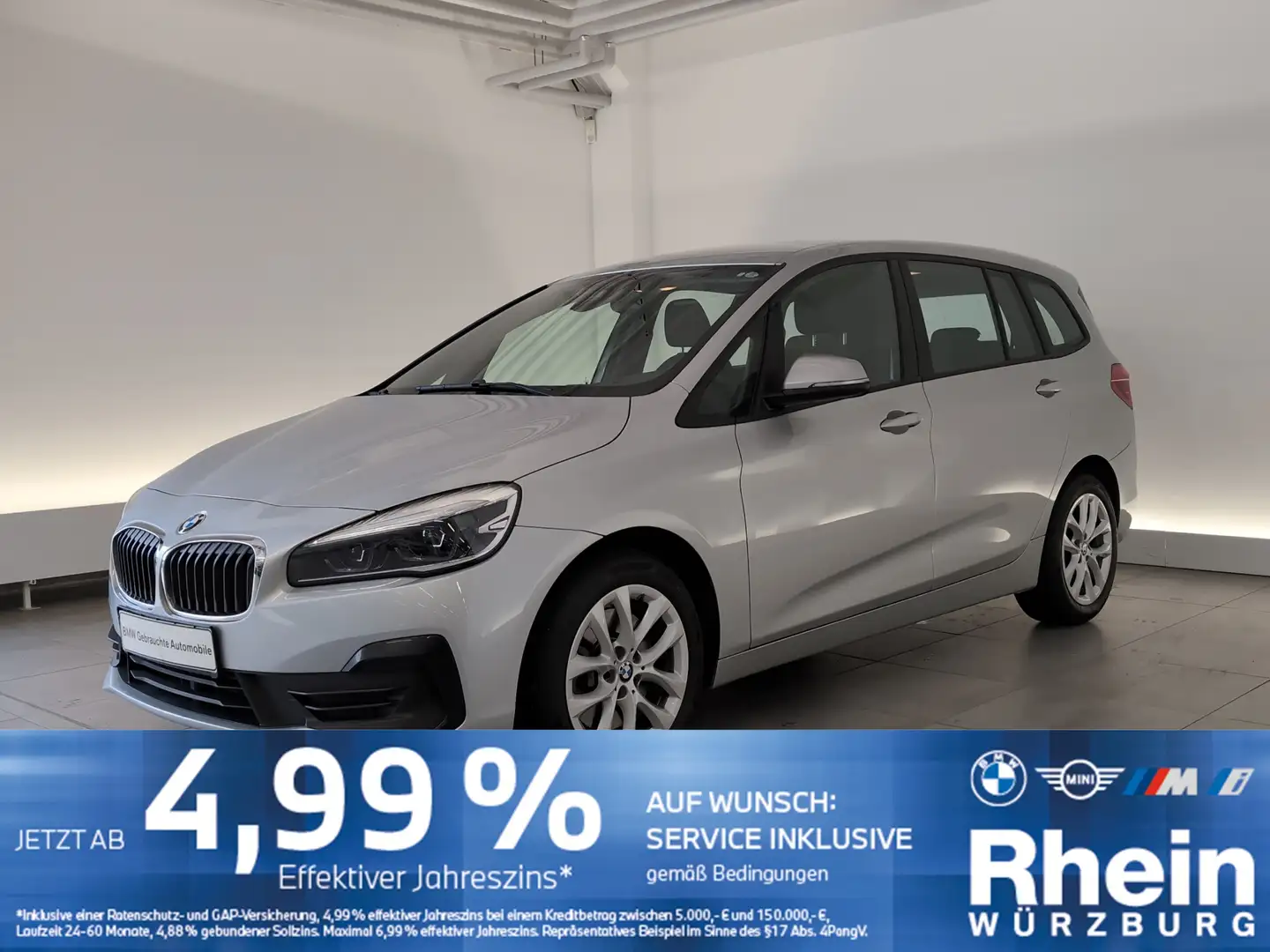 BMW 218 d Gran Tourer LED/PDC/DAB LED/PDC/DAB Silber - 1