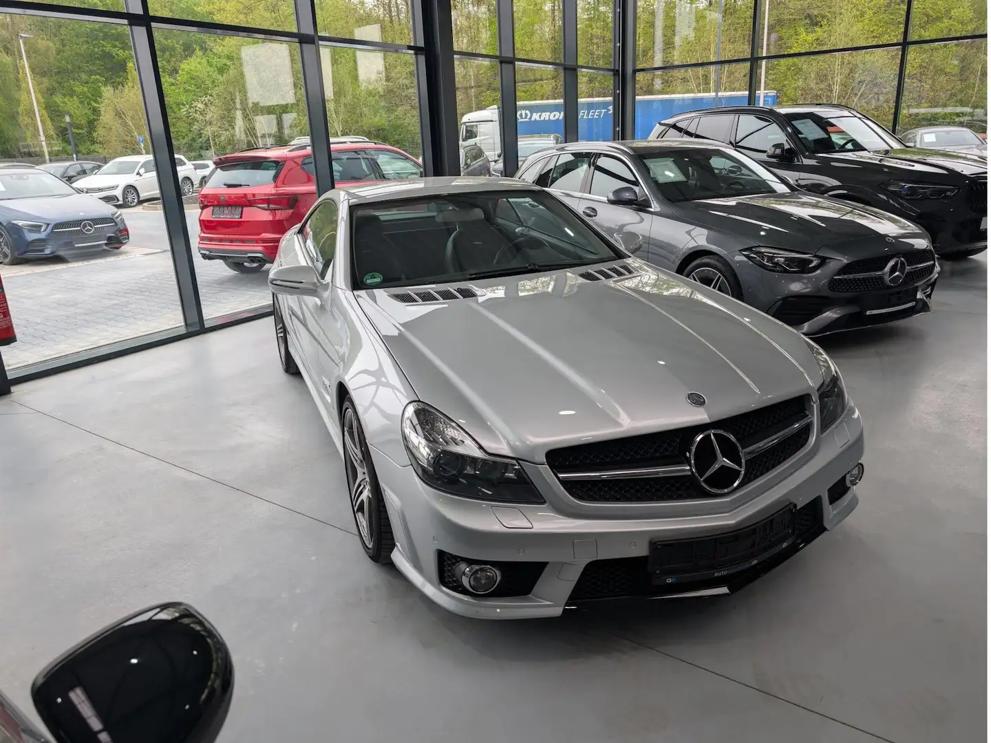 Mercedes-Benz SL 63 AMG *Airscraft*Sitzbelüft.*Comand*Harman* Silber - 2
