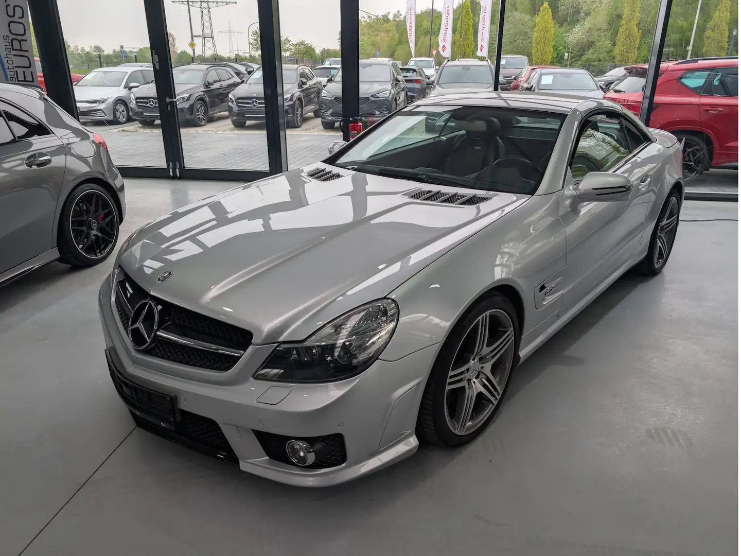 Mercedes-Benz SL 63 AMG *Airscraft*Sitzbelüft.*Comand*Harman* Silber - 1