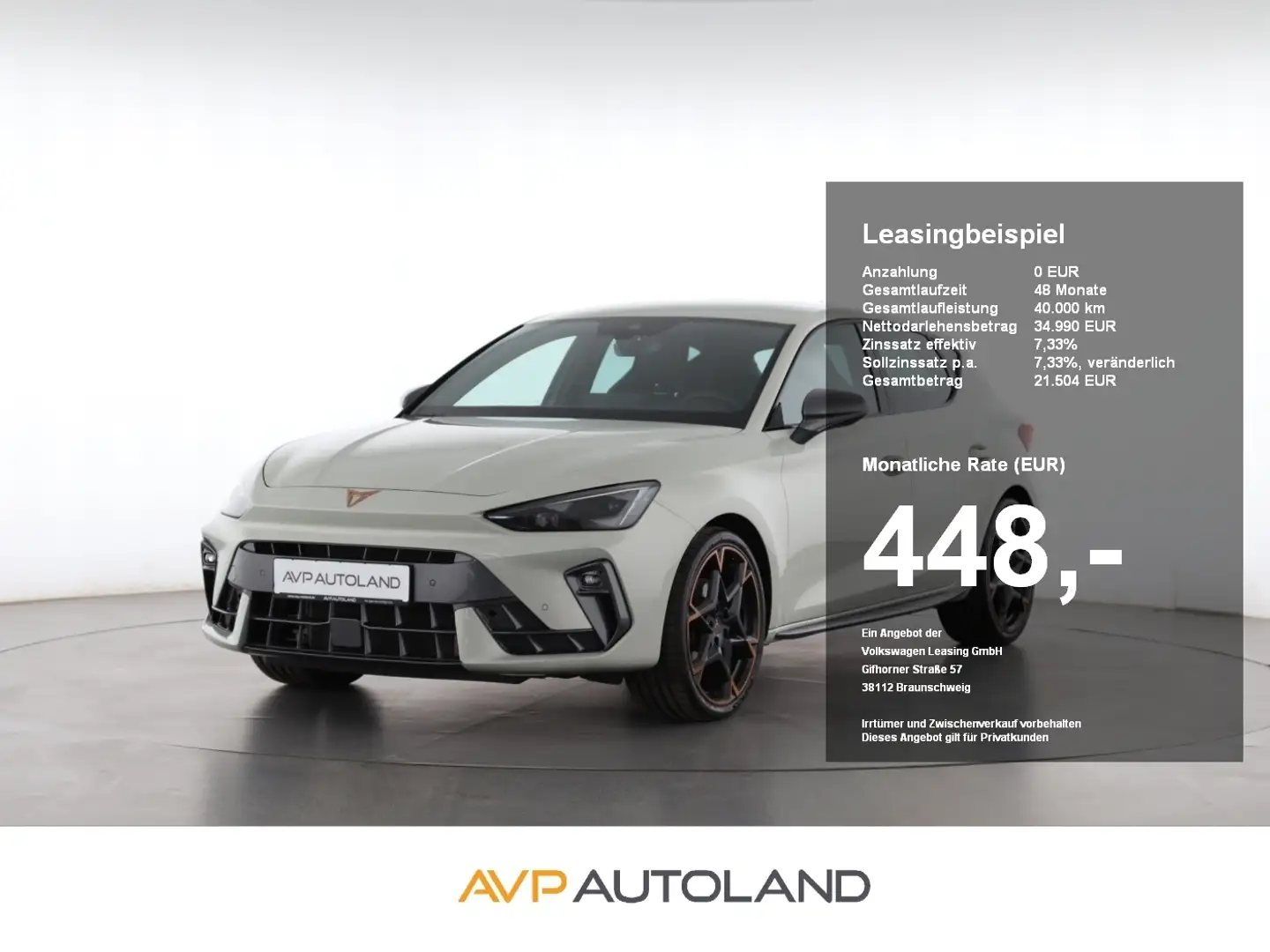 CUPRA Leon 1.5 eTSI DSG | NAVI | ACC | LED | SITZH. | Grau - 1