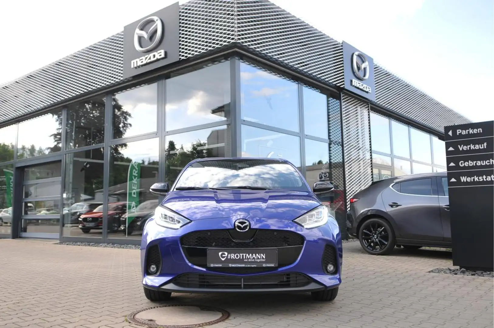 Mazda 2 Hybrid 1.5L VVT-i 116PS Aut. HOMURA SoMo ACC Blau - 1