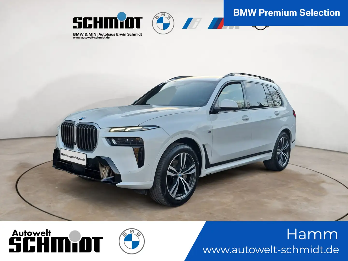 BMW X7 xDrive40i M Sportpaket Standheizung AHK ACC Weiß - 1